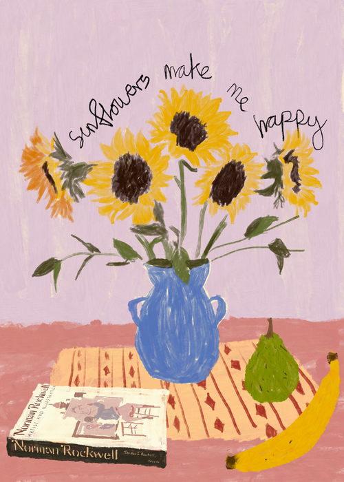Sunflowers make me happy